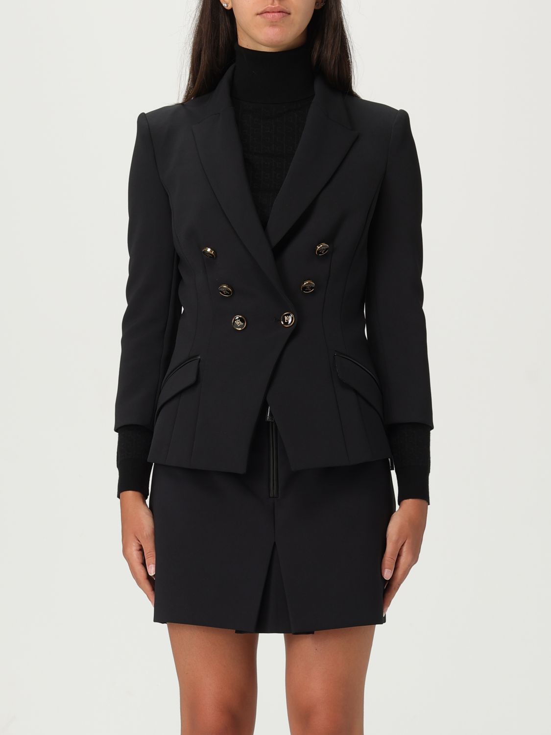 Elisabetta Franchi Blazer In Black