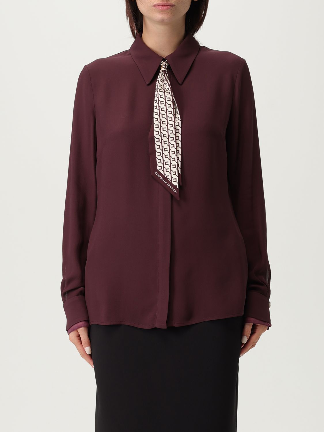 Elisabetta Franchi Shirt  Woman Color Red Purple