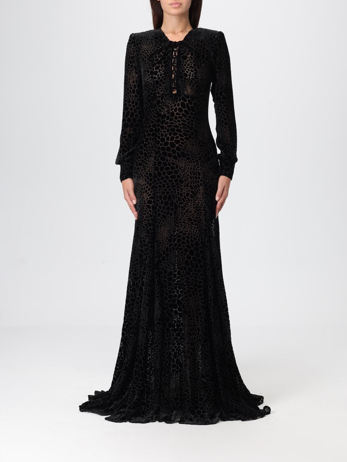 Elisabetta Franchi Dress  Woman Color Black In Black