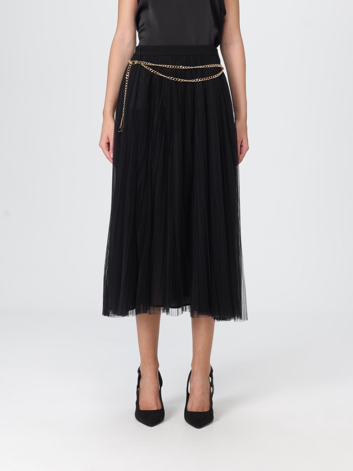 Elisabetta Franchi Poliammide Skirt In Black