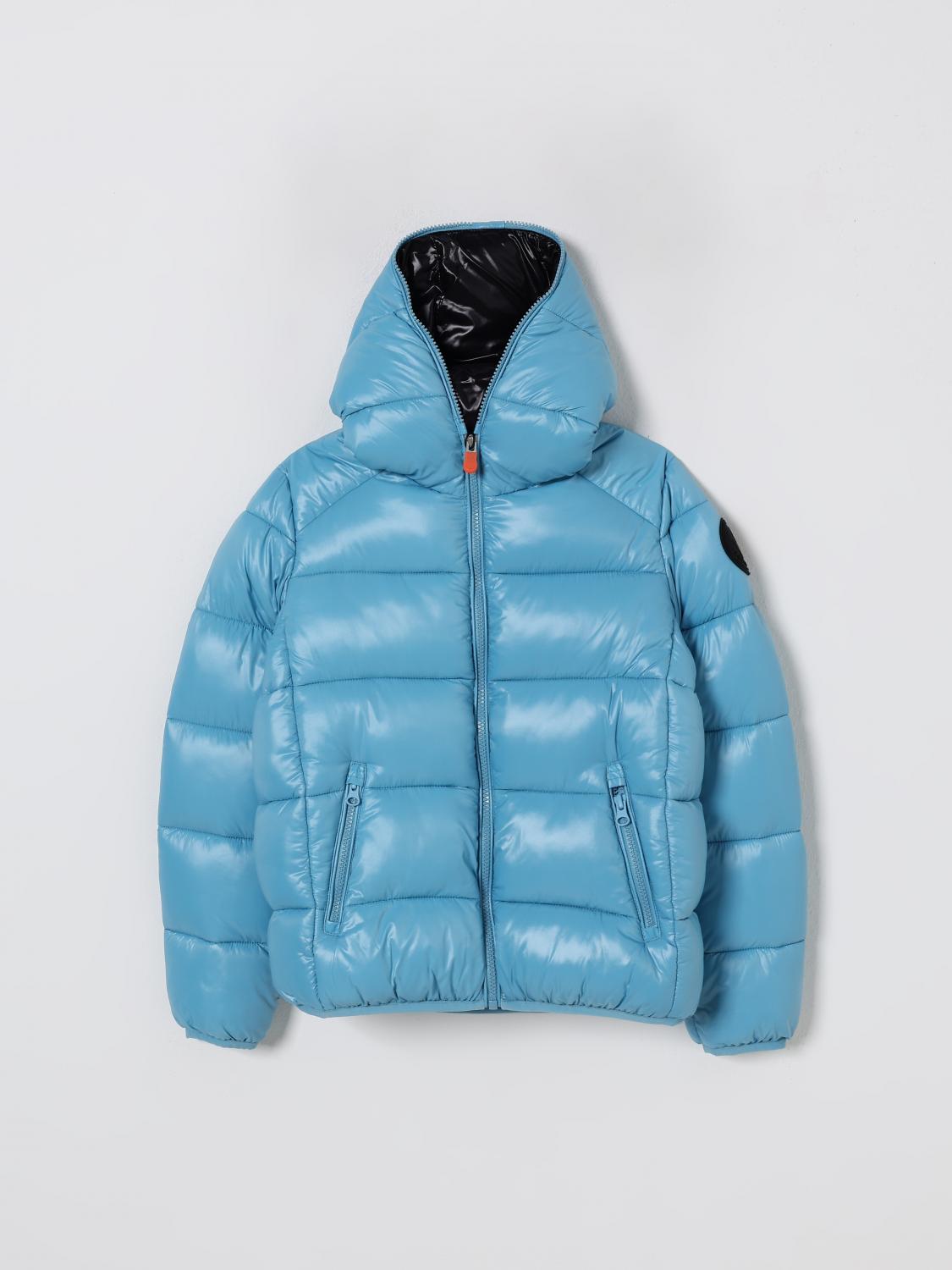 Save The Duck Jacket Kids Color Sky Blue In Multi