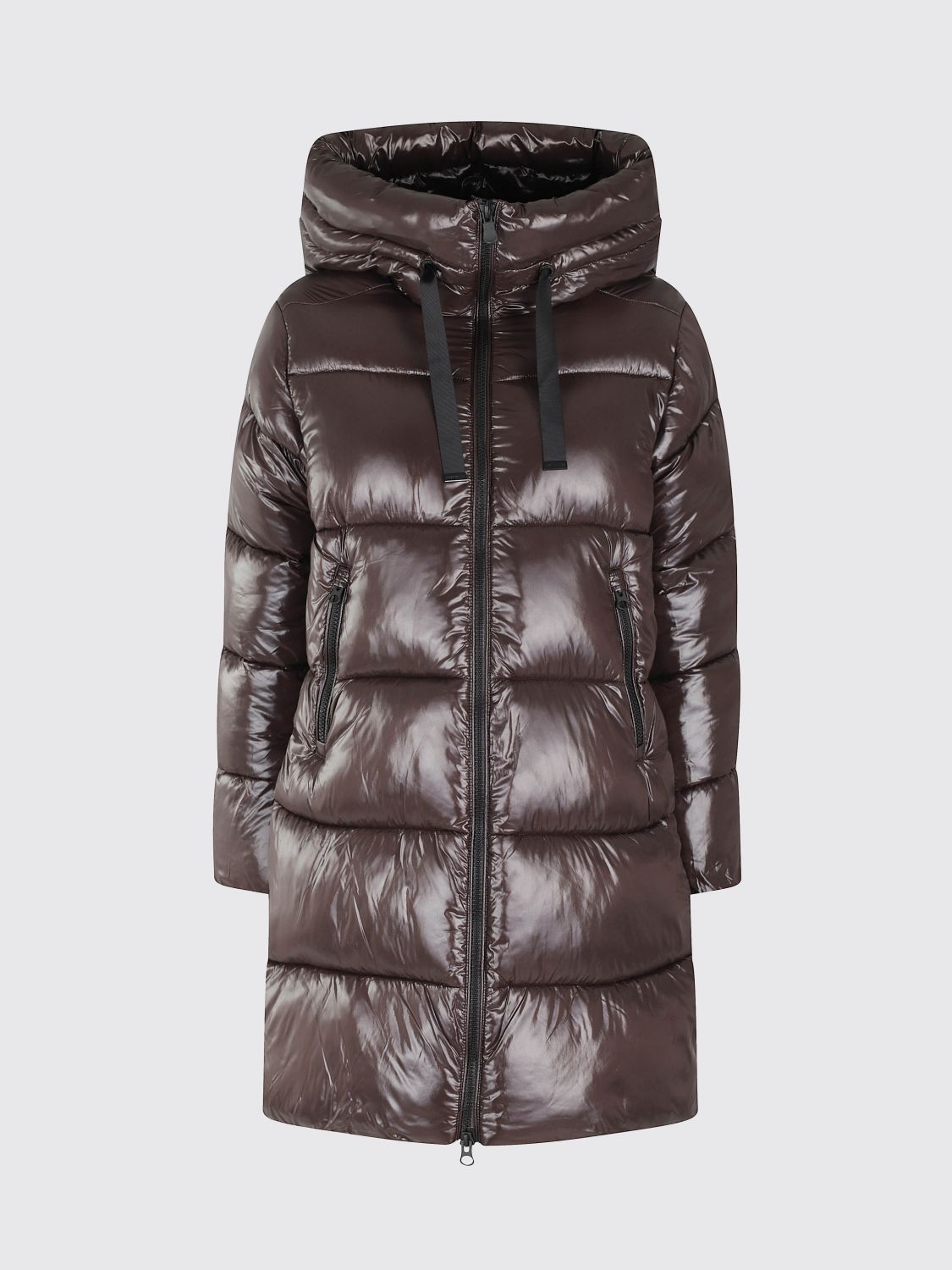 Save The Duck Jacket  Woman Color Brown In Burgundy