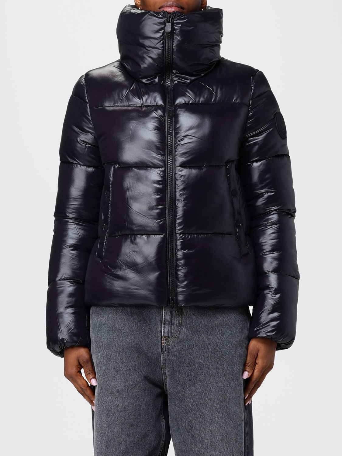 Save The Duck Jacket  Woman Color Black In Black