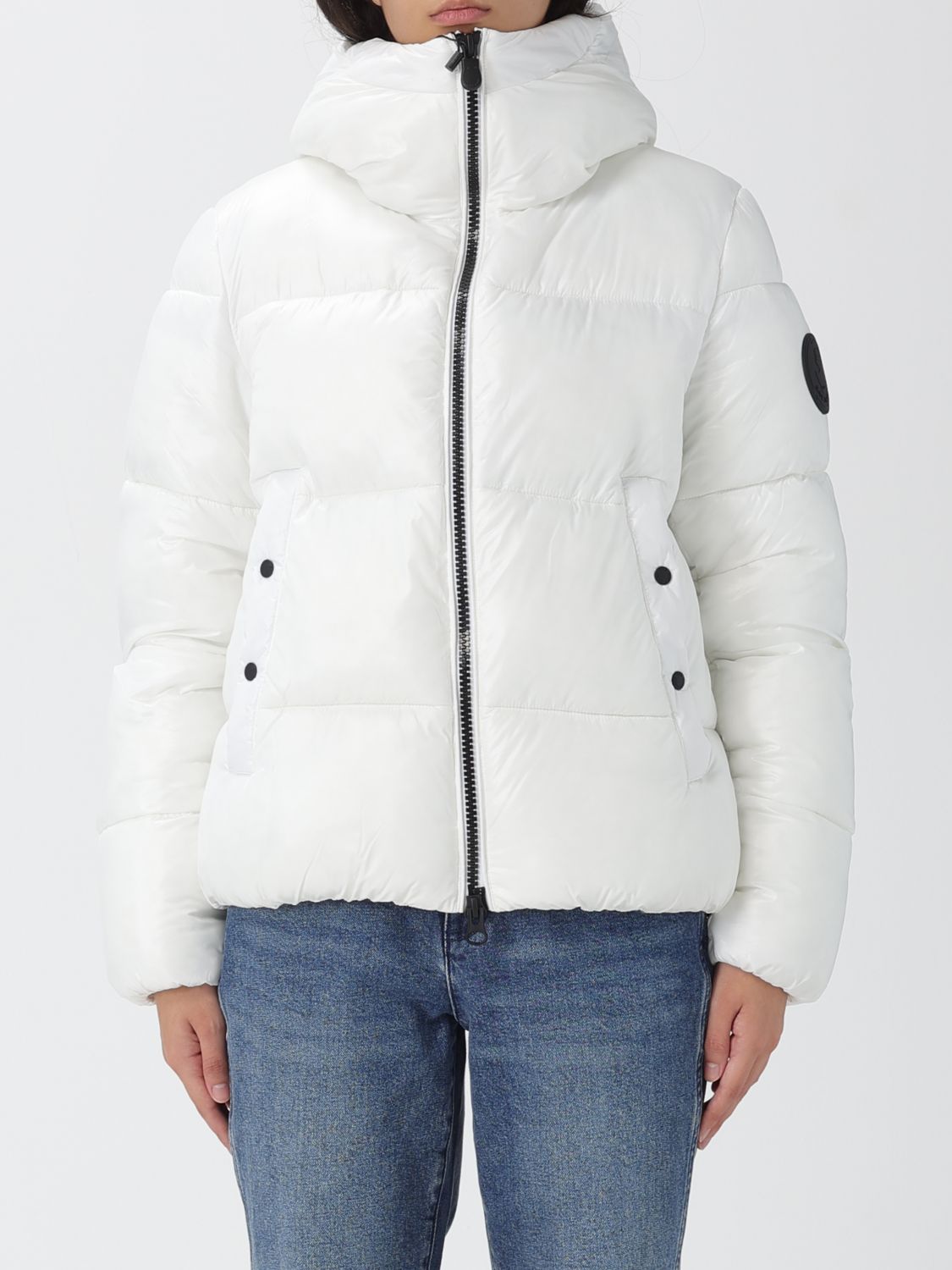 Save The Duck Jacket  Woman Color White In Red