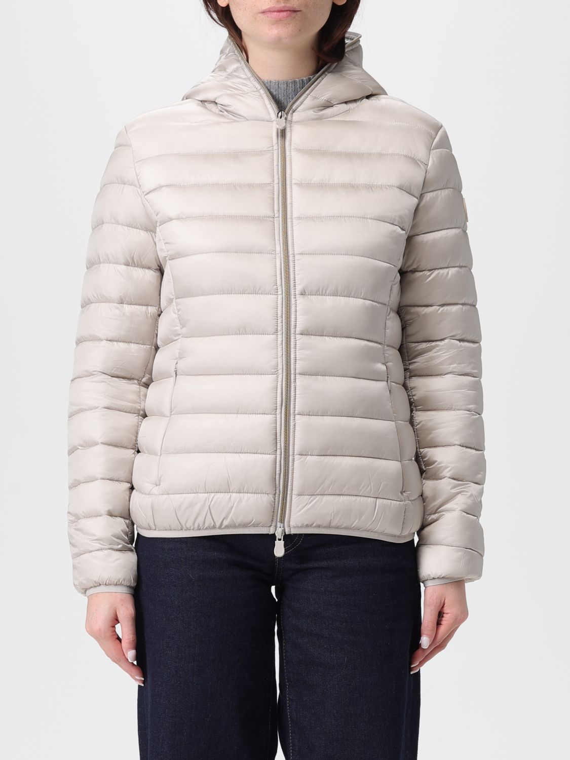 Save The Duck Jacket  Woman Color Beige In Sand