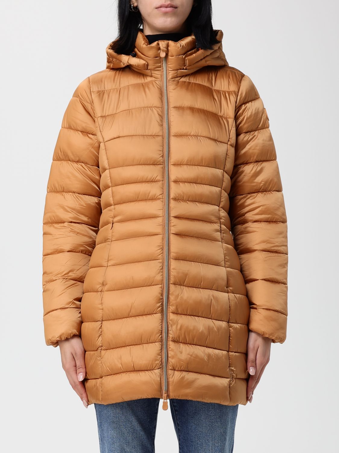 Save The Duck Jacket Woman Color Brown In Brown
