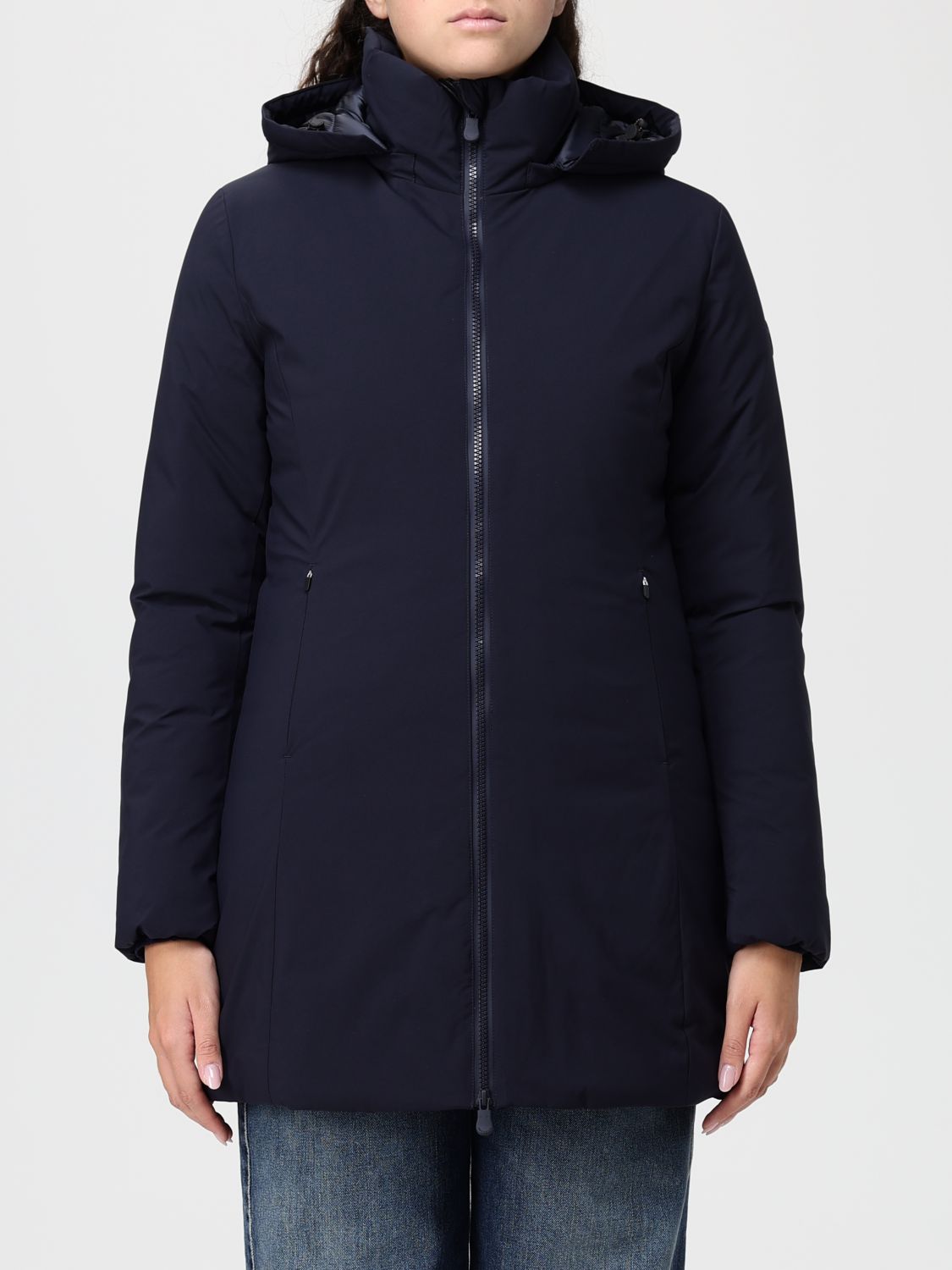 Save The Duck Jacket Woman Color Blue In Blue