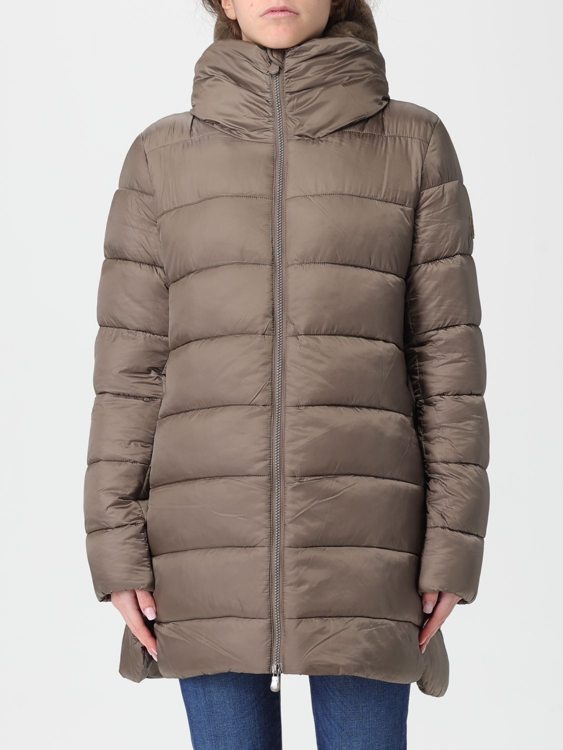 Save The Duck Jacket Woman Color Burnt In Brown