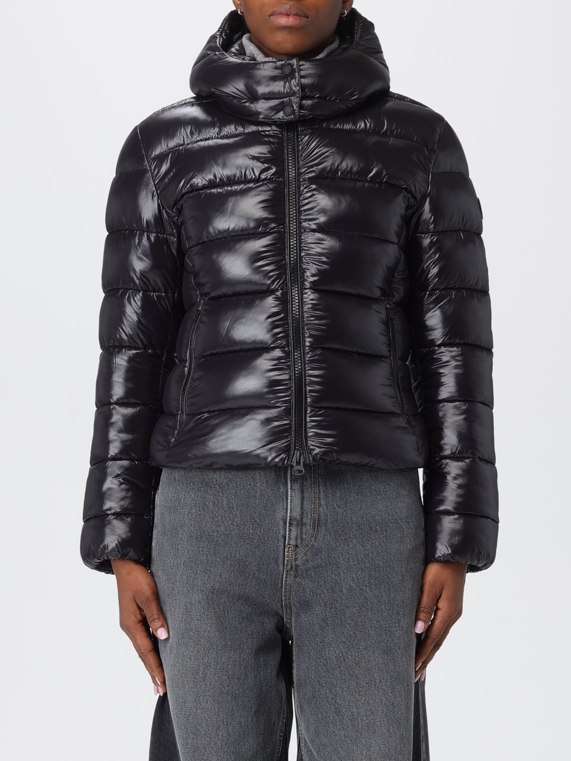 Save The Duck Jacket Woman Color Black In Black