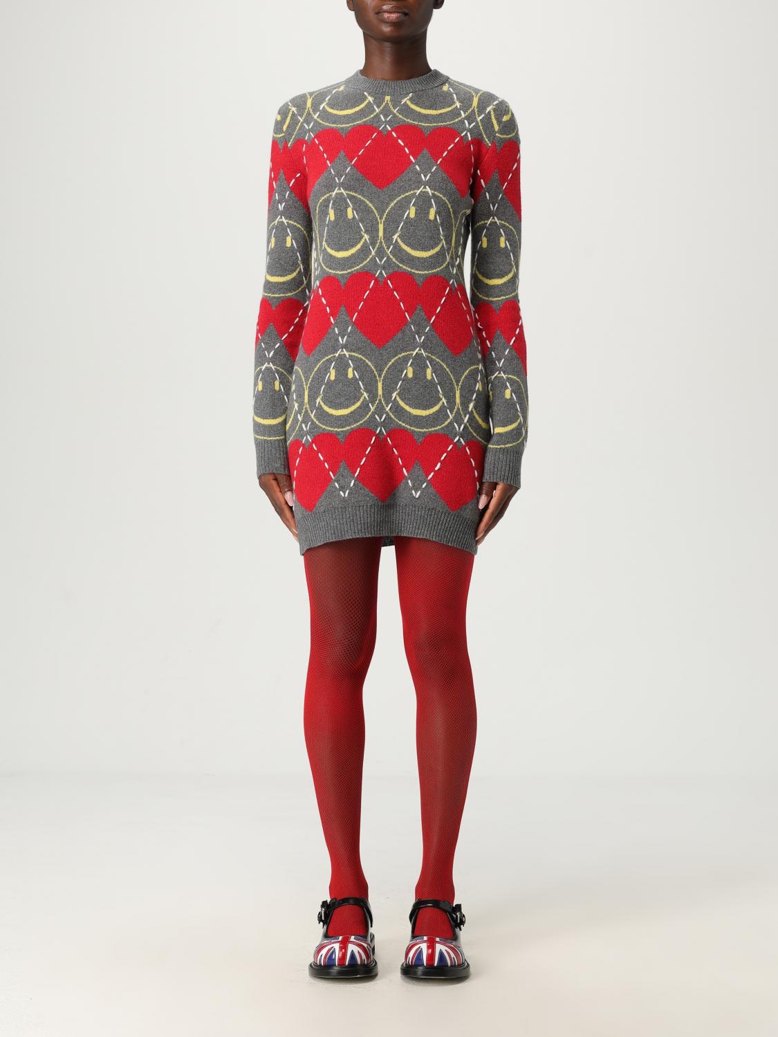 Moschino Dress Couture Woman Color Red In Multi