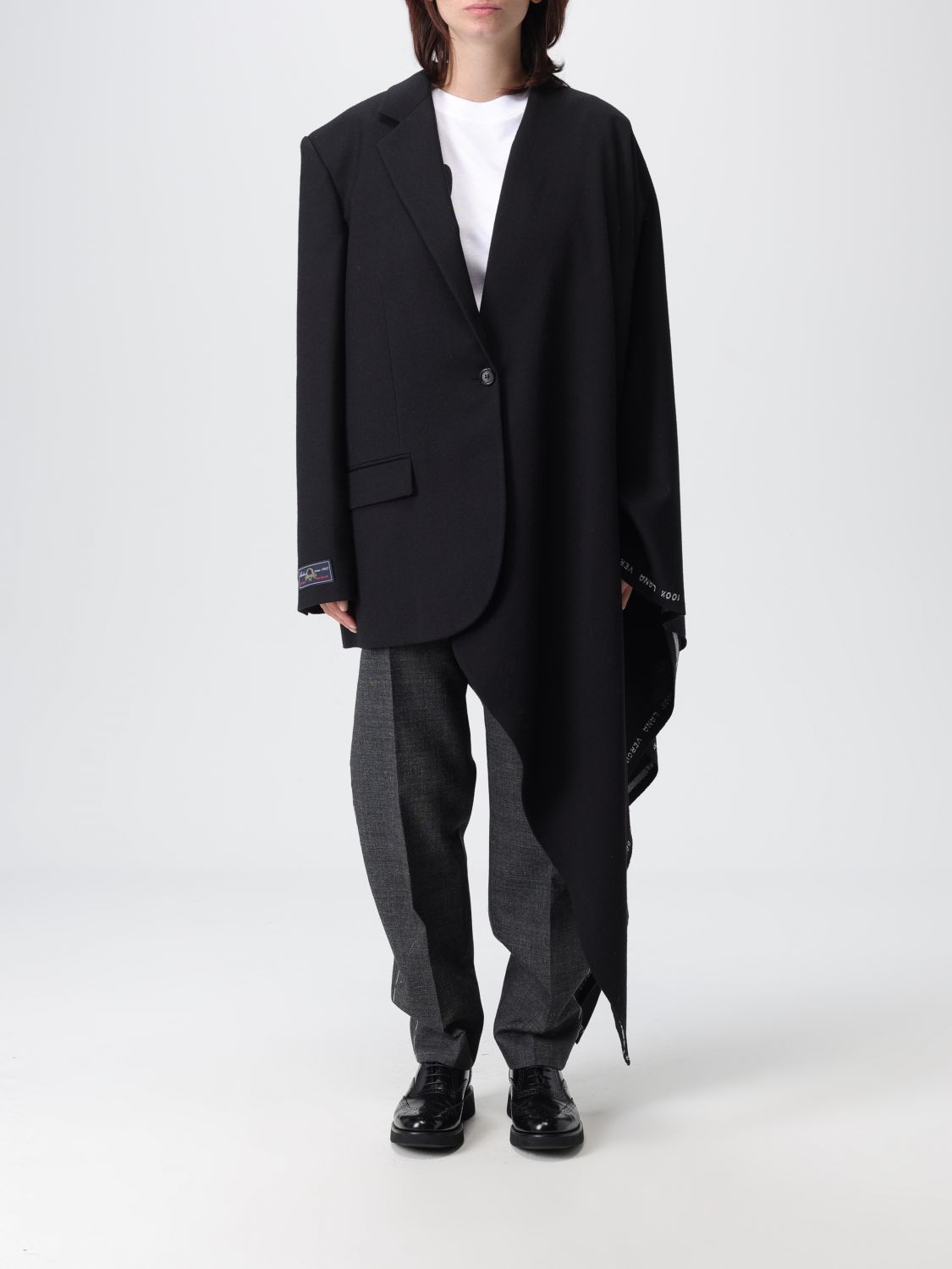 Moschino Blazer  Couture Woman Color Black In Blue