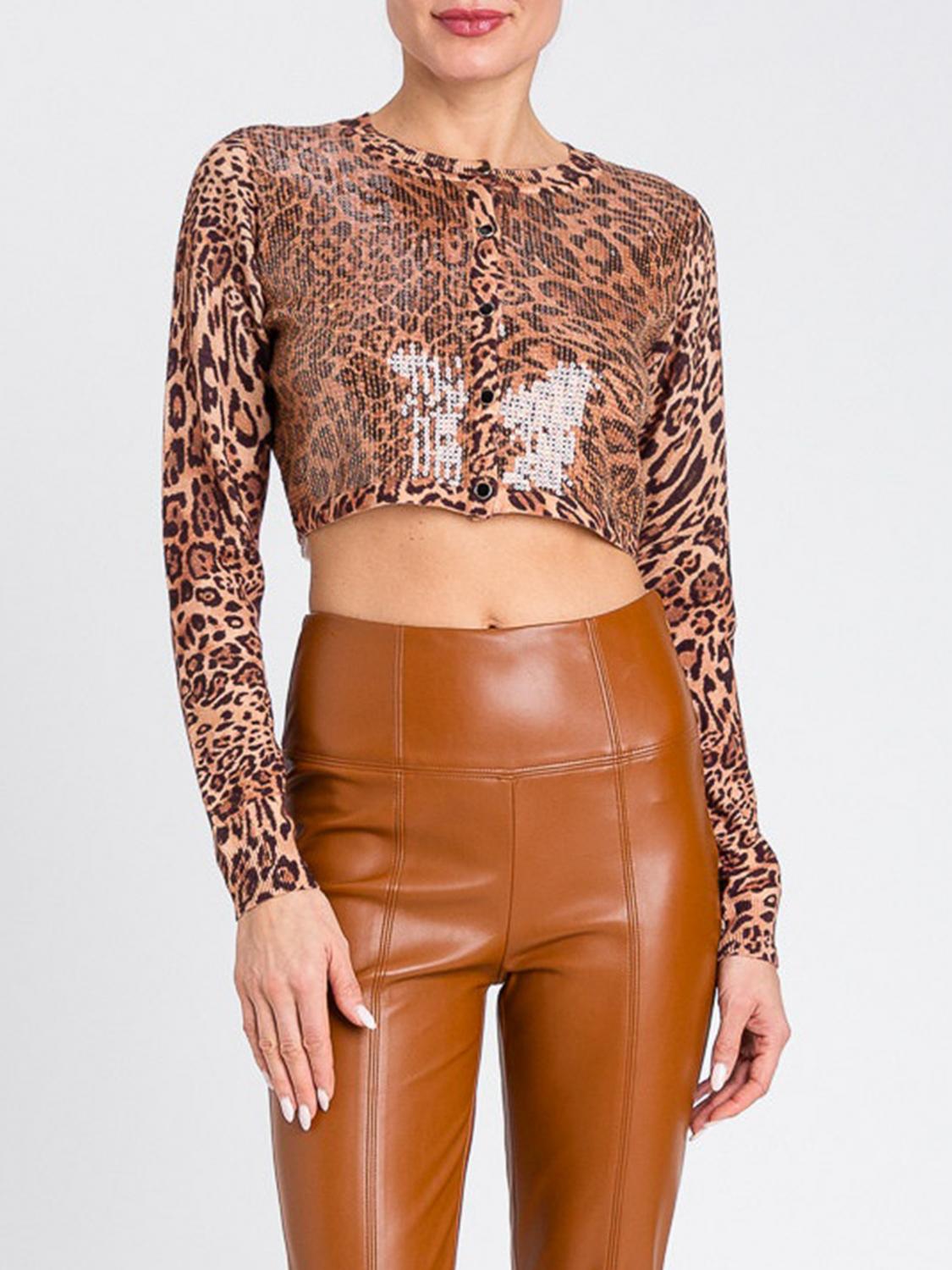Twinset Sweater  Woman Color Multicolor In Animal Print