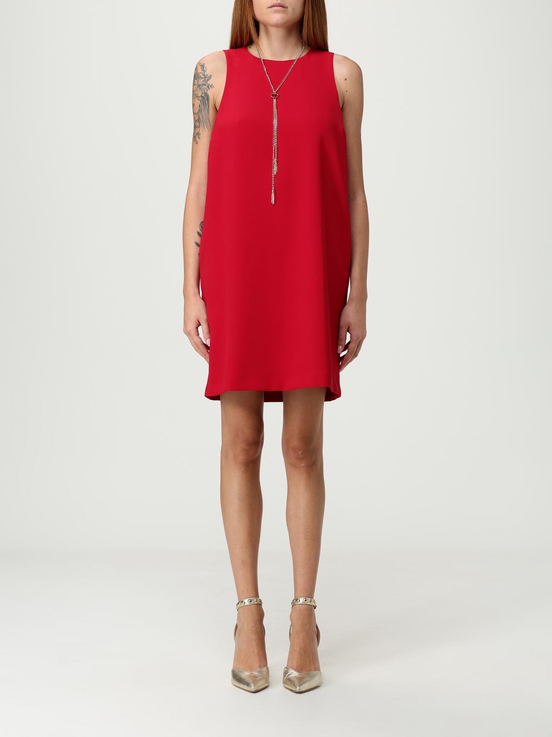 Twinset Twin-set Midi Dress In Red
