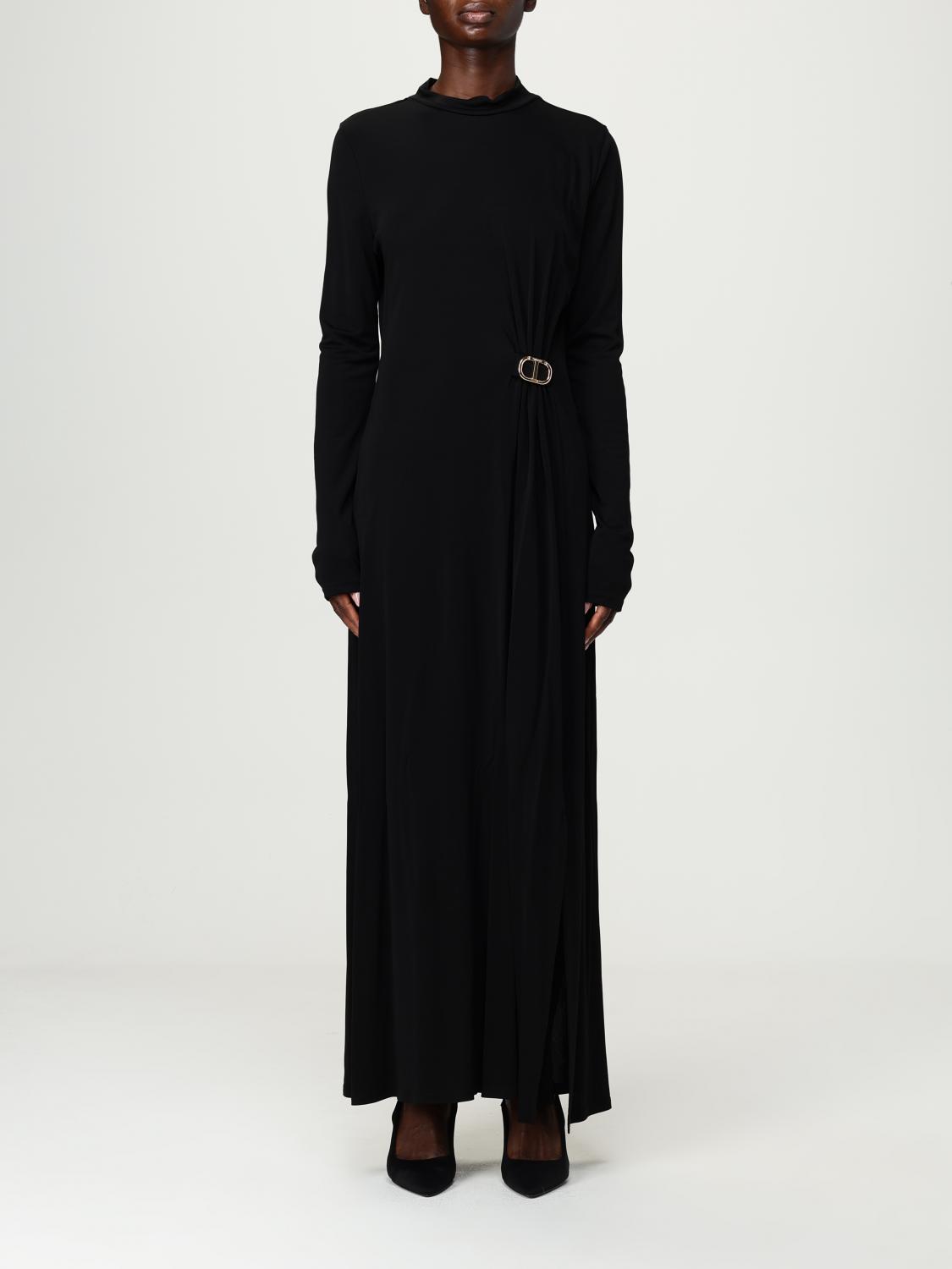 Twinset Dress  Woman Color Black In Black