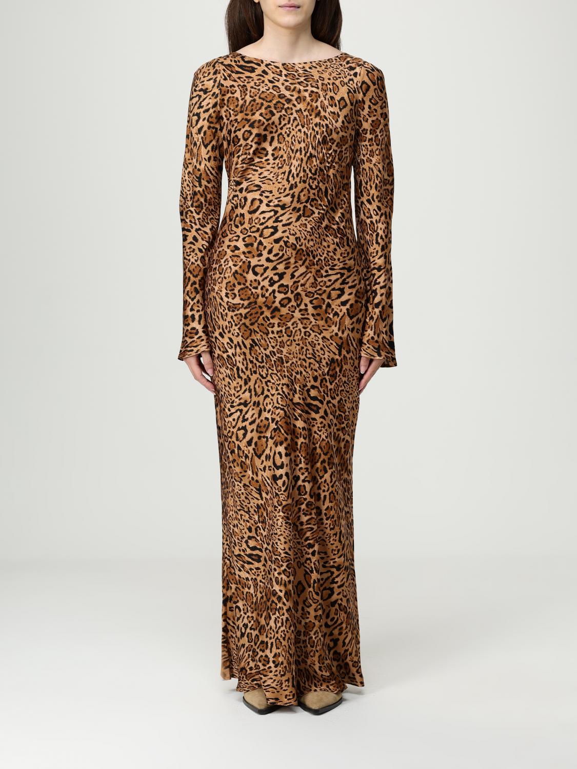Twinset Abito St. Animalier In Animal Print