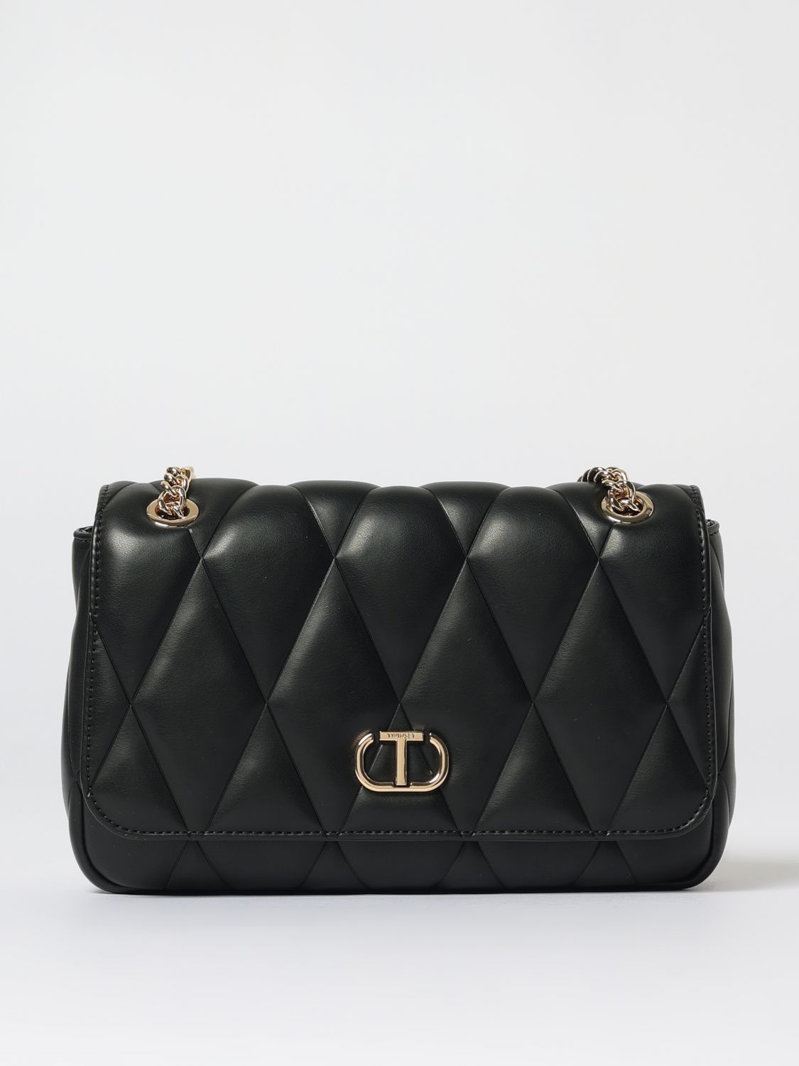 Twinset Shoulder Bag Woman Color Black In Black