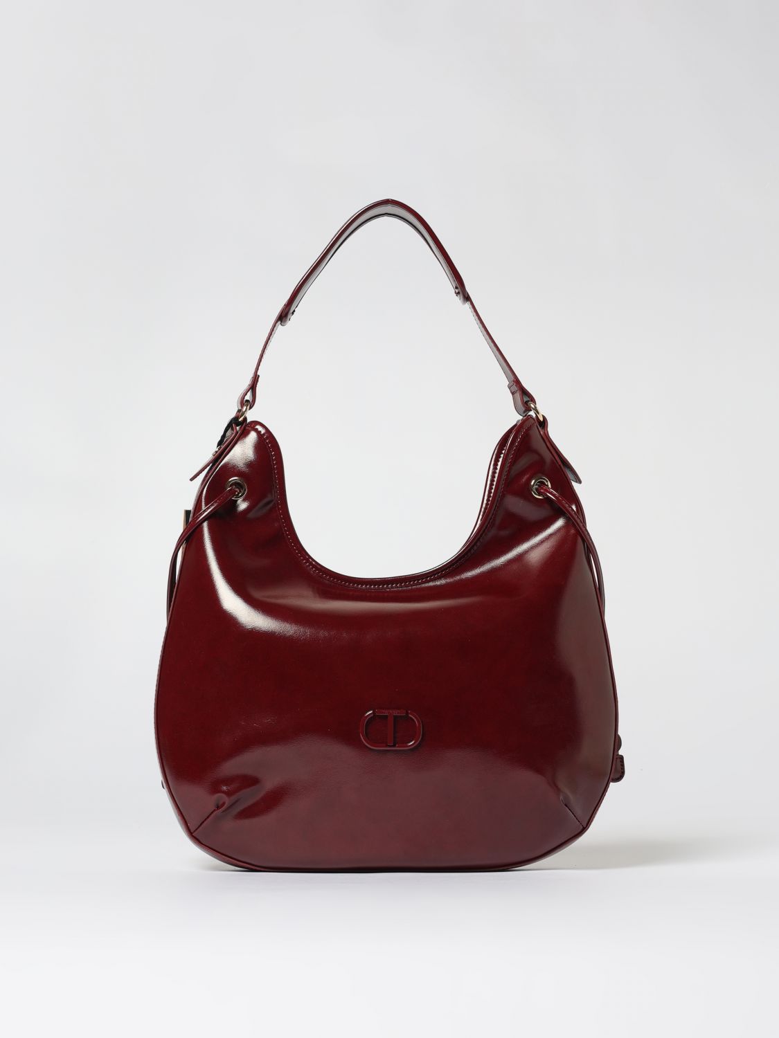 Twinset Shoulder Bag Woman Color Burgundy In Burgundy