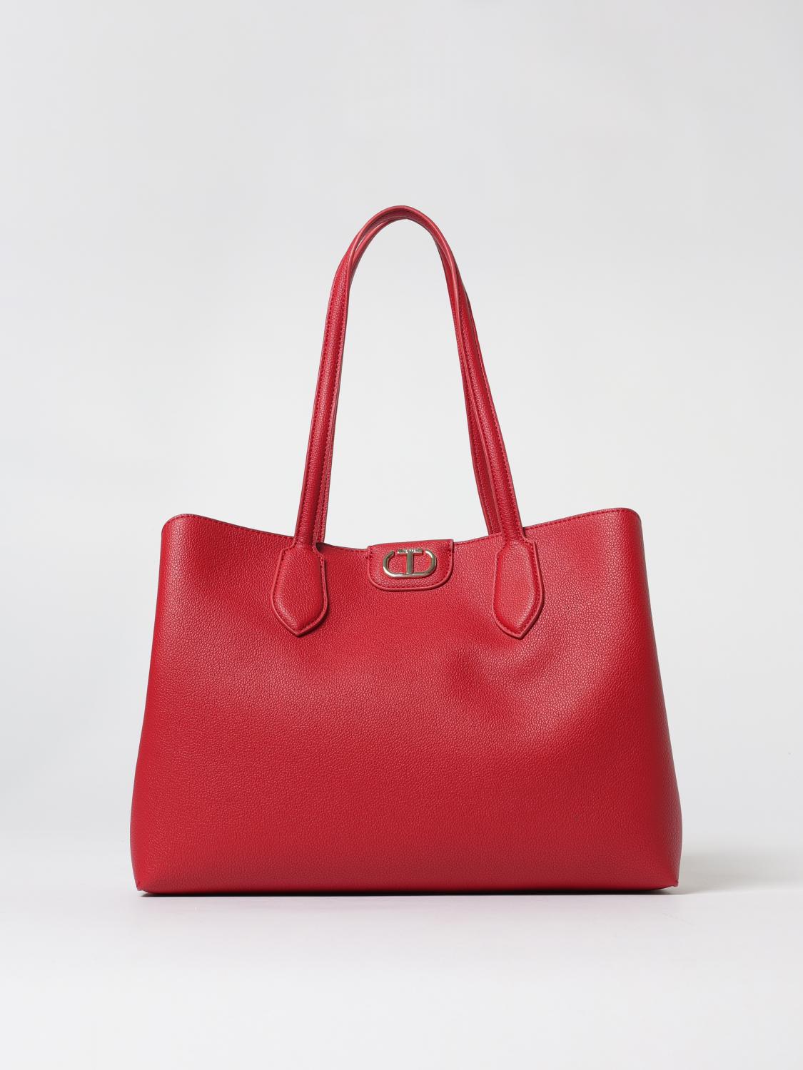 Twinset Tote Bags  Woman Color Red In Red