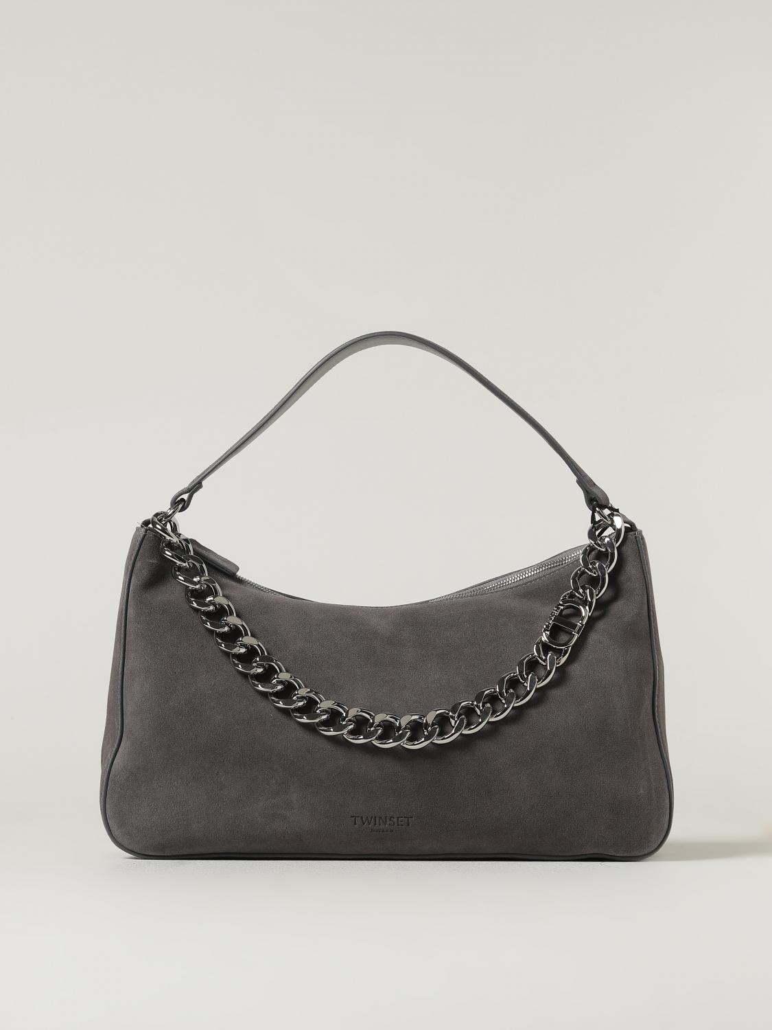 Twinset Shoulder Bag  Woman Color Grey In Gray