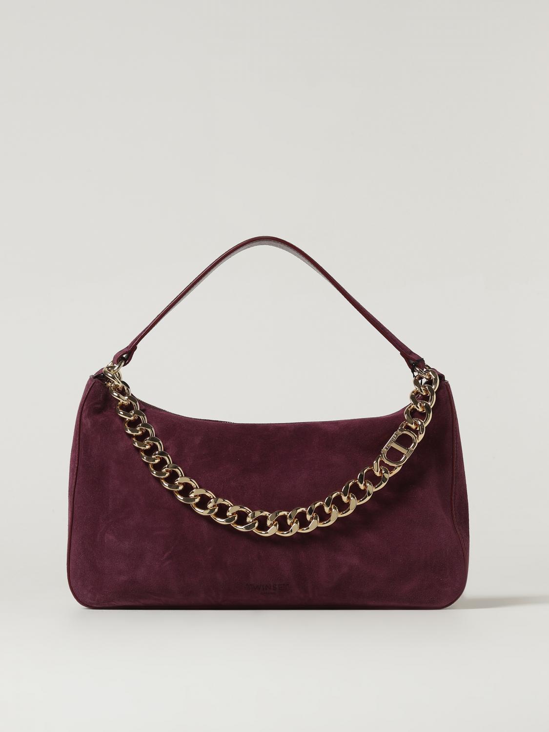 Twinset Shoulder Bag  Woman Color Burgundy In Burgundy