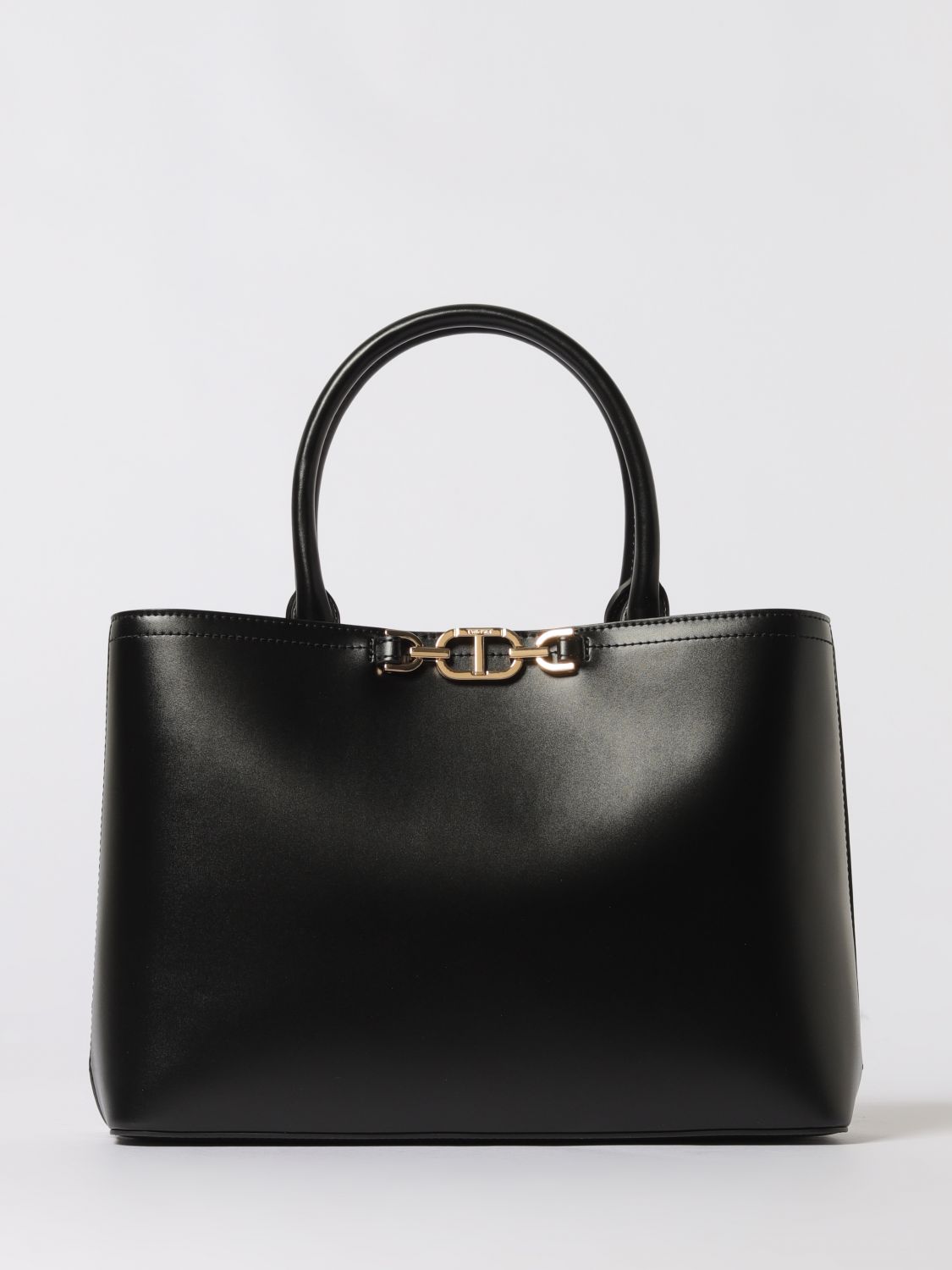 Twinset Shoulder Bag Woman Color Black In Black