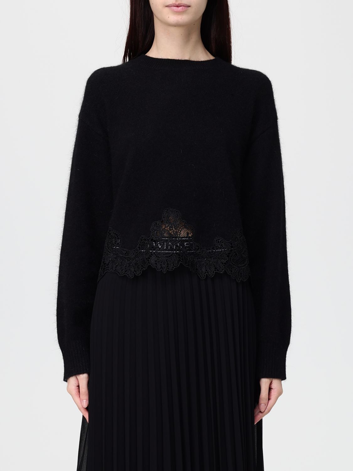 Twinset Sweater Woman Color Black In Black