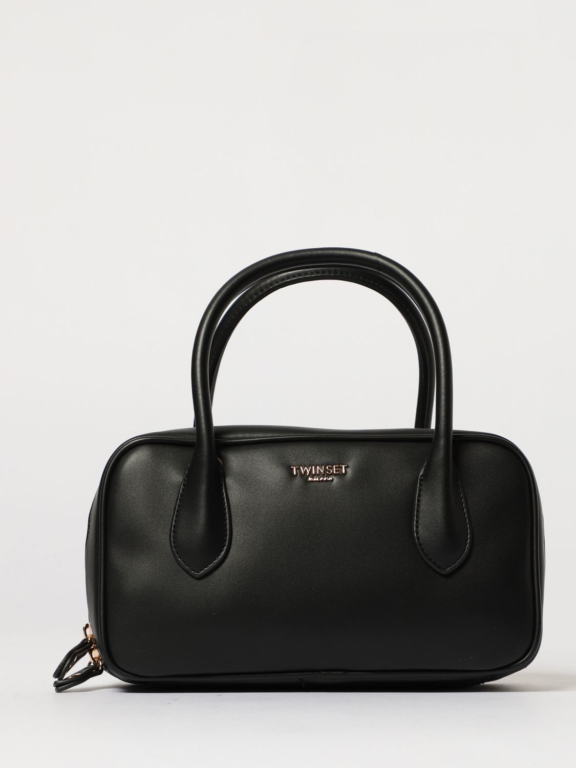 Twinset Logo-lettering Tote Bag In Black