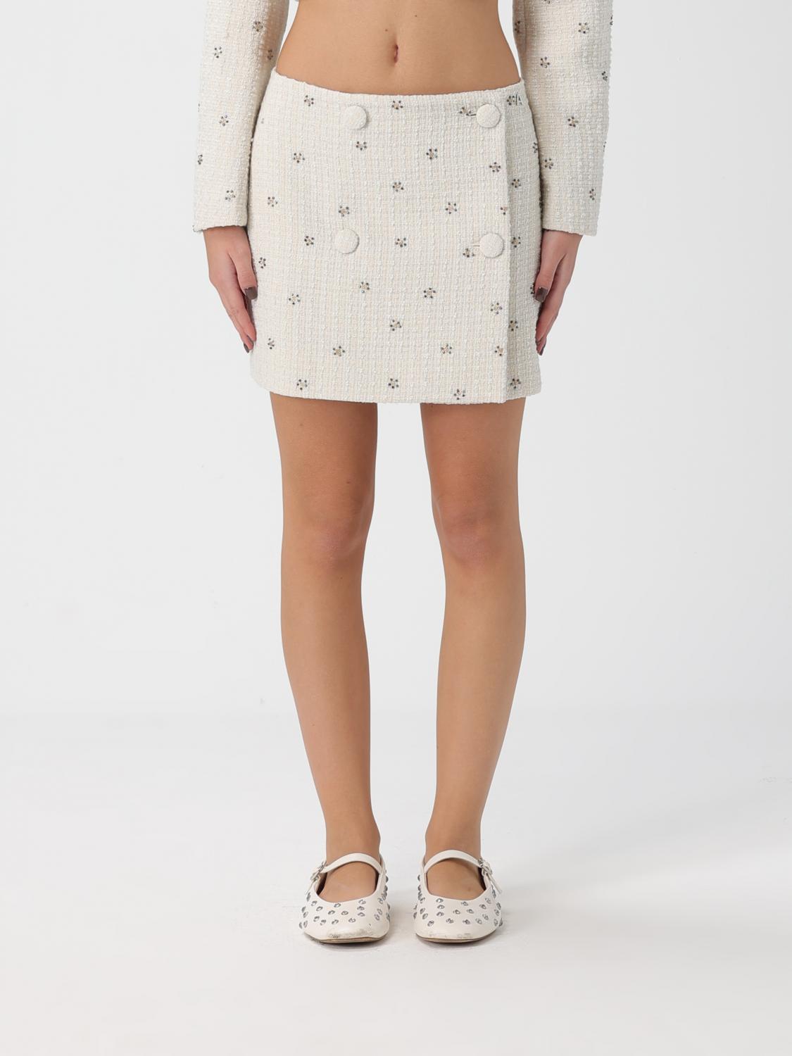 Twinset Actitude Skirt  Woman Color Ice In White
