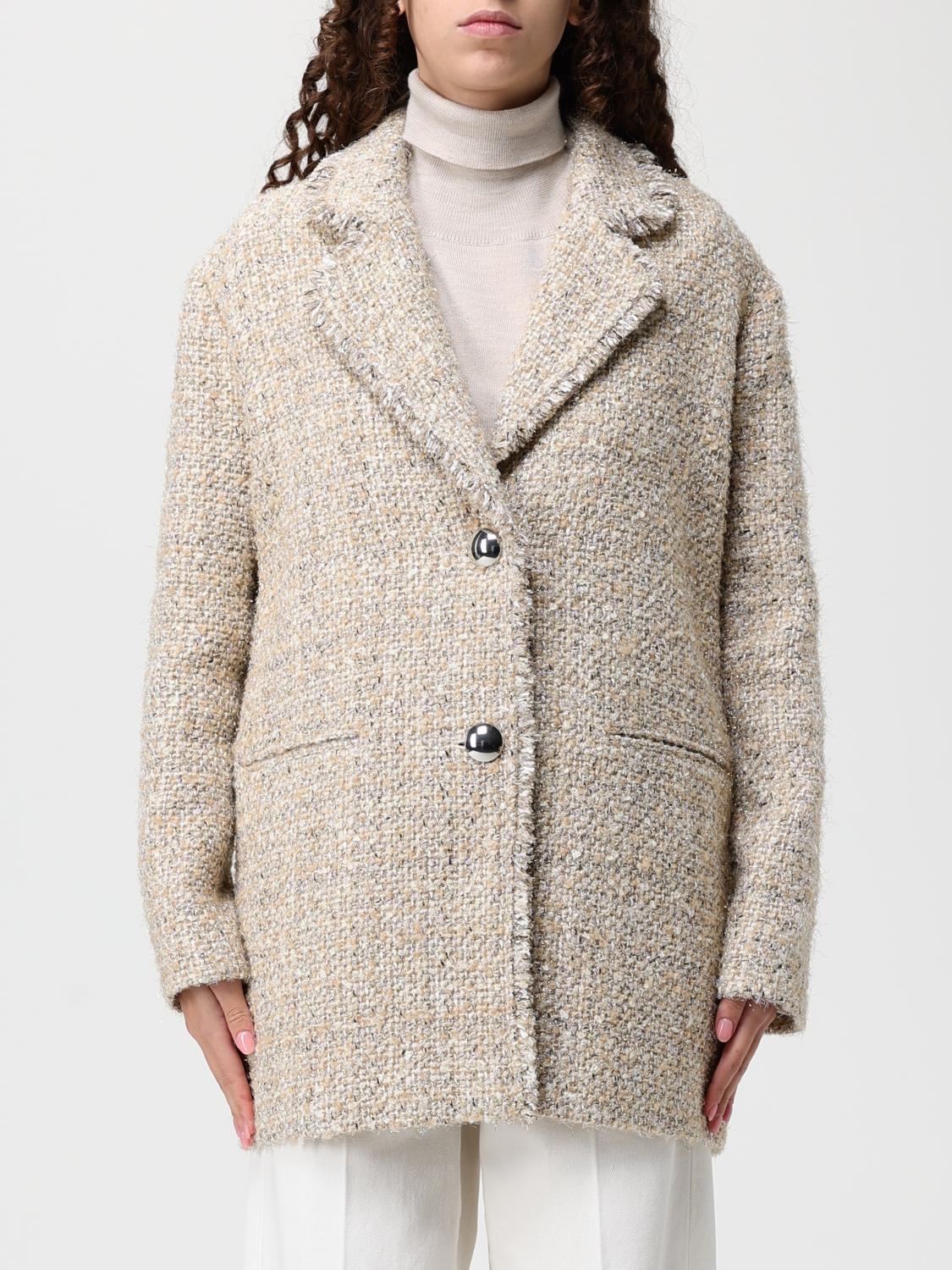 Twinset Actitude Coat  Woman Color Gold In Gold