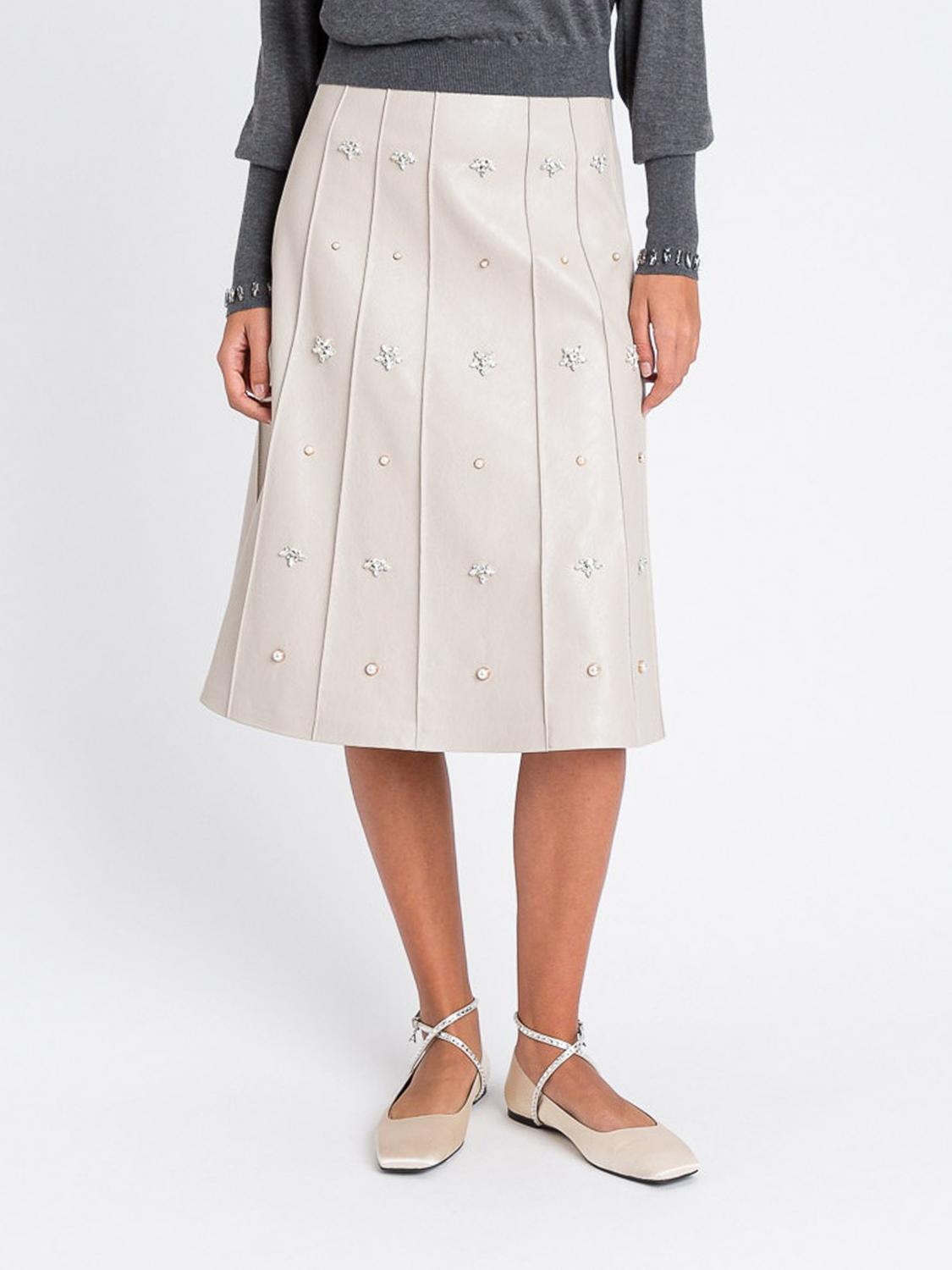 Twinset Actitude Skirt  Woman Color White In White