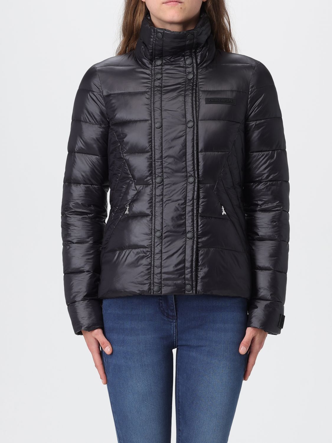 Patrizia Pepe Jacket Woman Color Black In Black