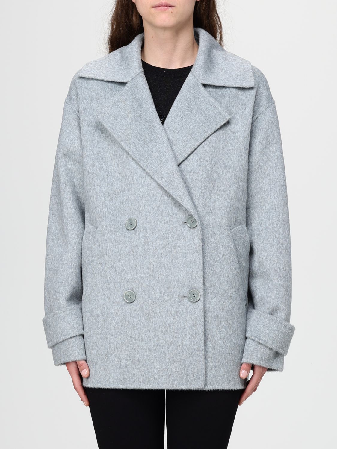 Patrizia Pepe Jacket  Woman Color Pearl In Blue