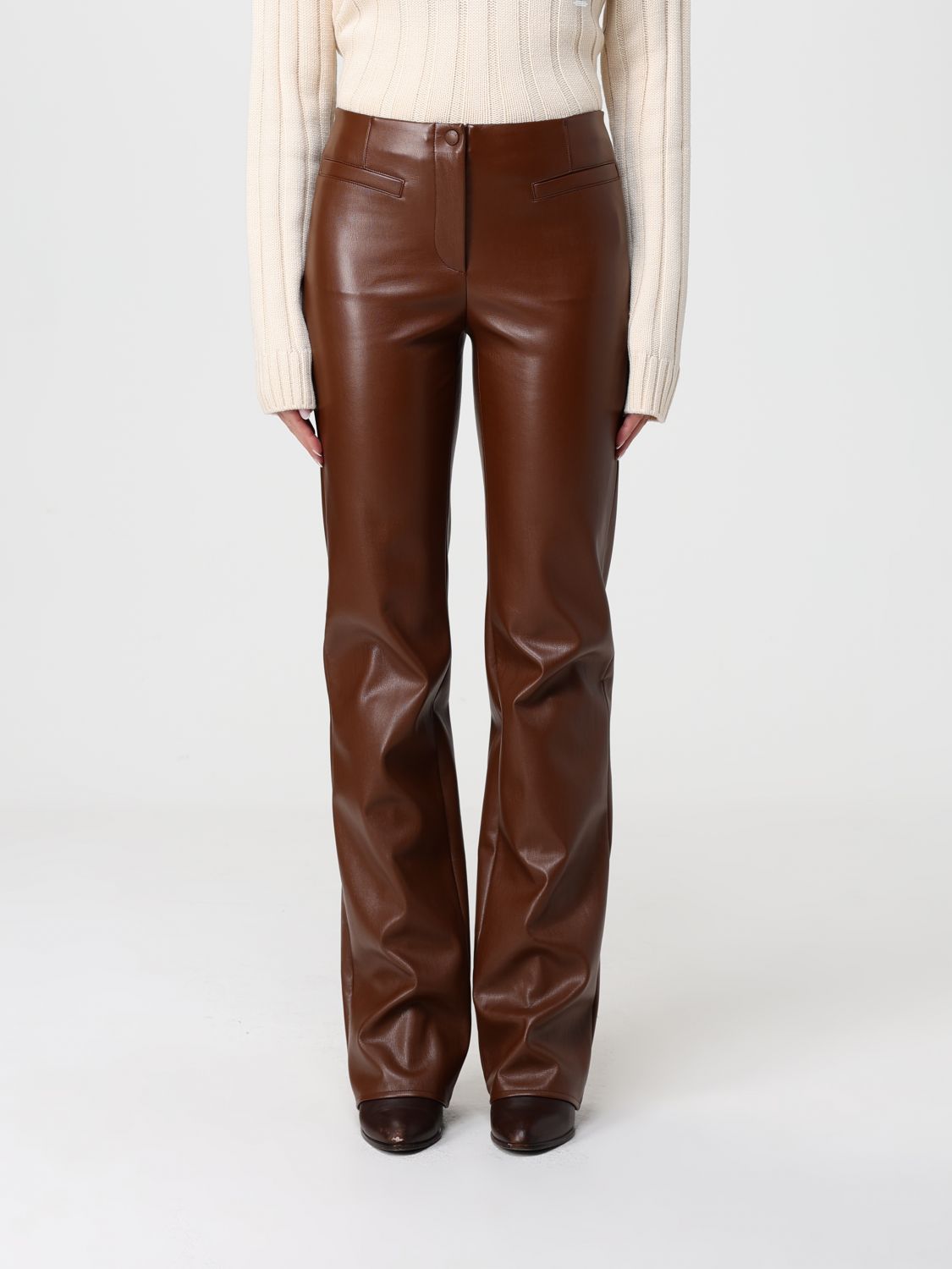 Patrizia Pepe Pants  Woman Color Brown In Brown