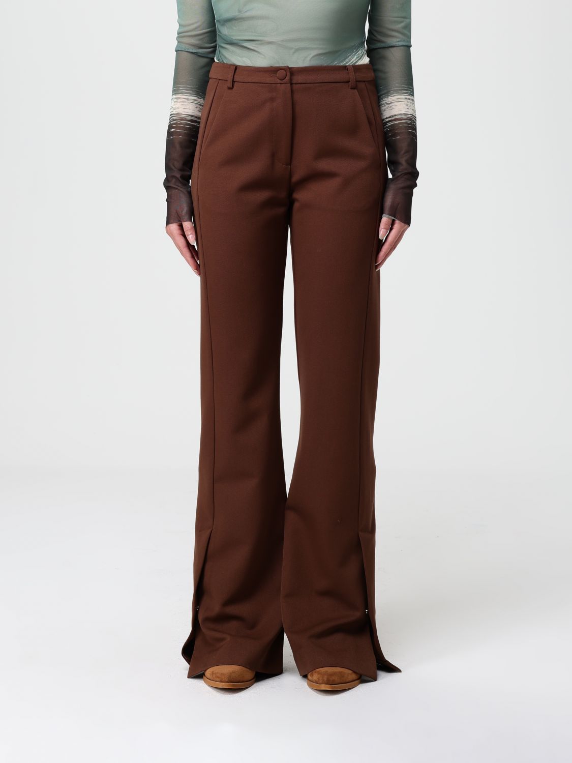 Patrizia Pepe Pants  Woman Color Brown