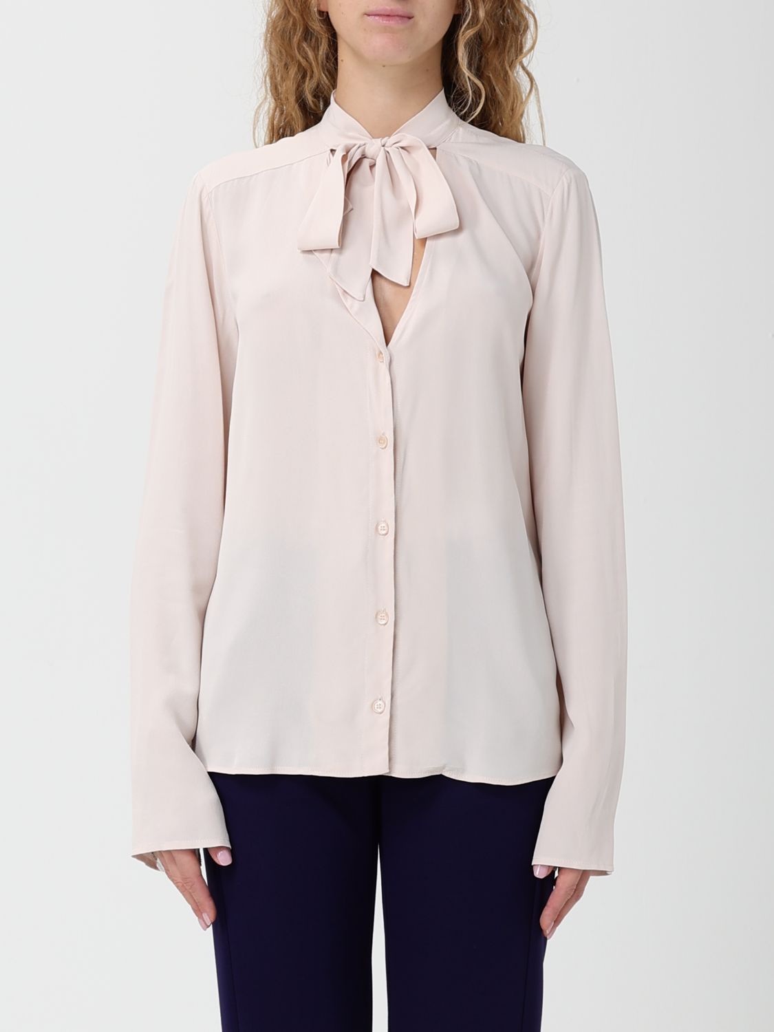 Patrizia Pepe Shirt Woman Color Natural In Pink