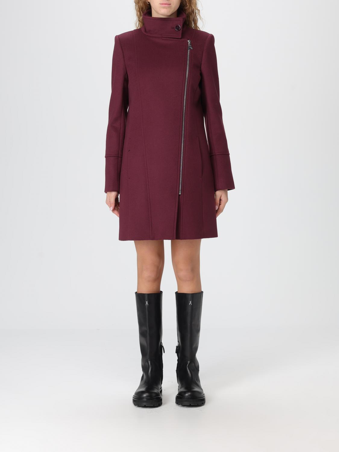 Patrizia Pepe Coat  Woman Color Burgundy In Brown