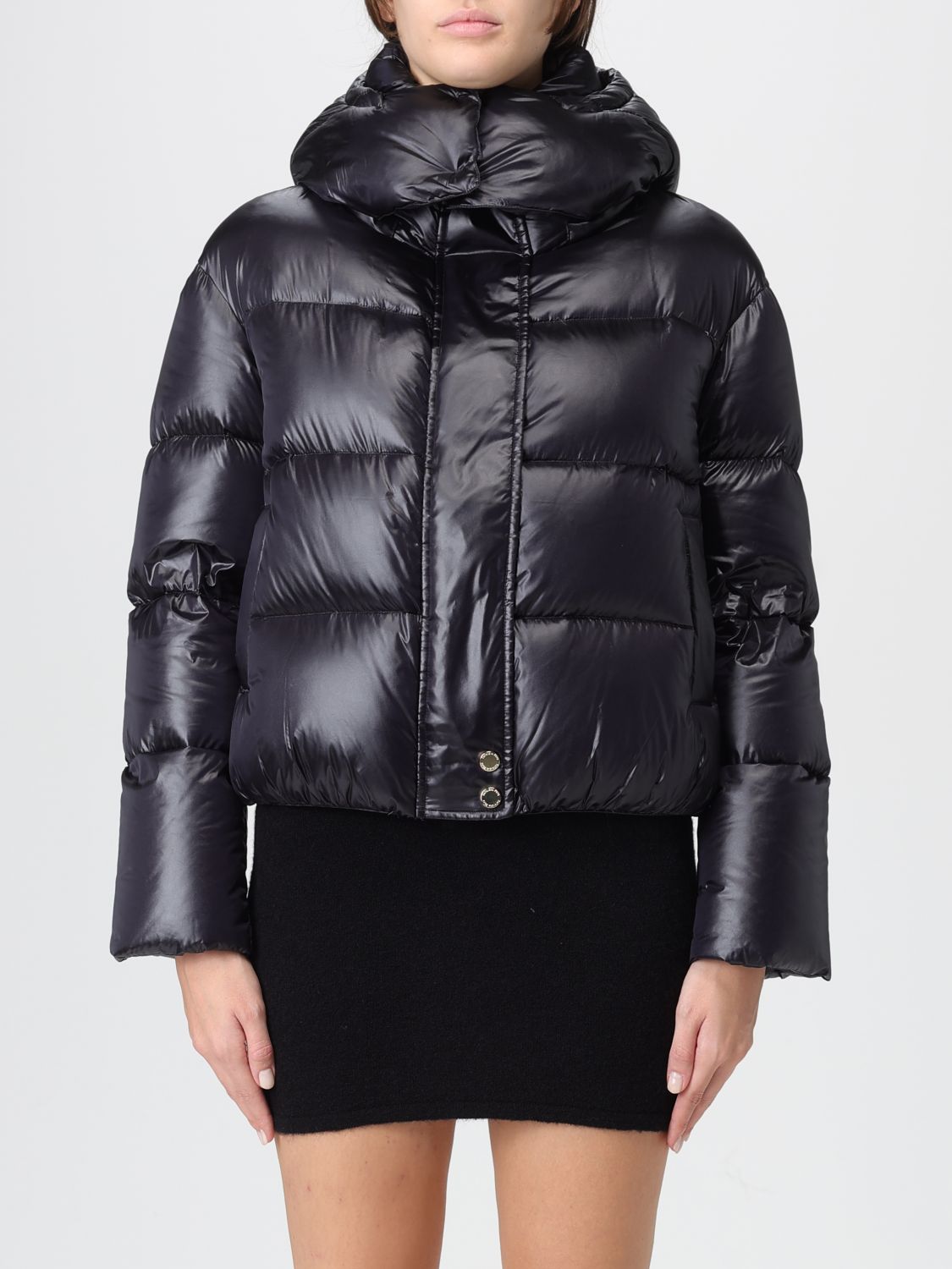 Patrizia Pepe Damen Schwarz Jacket Woman Color