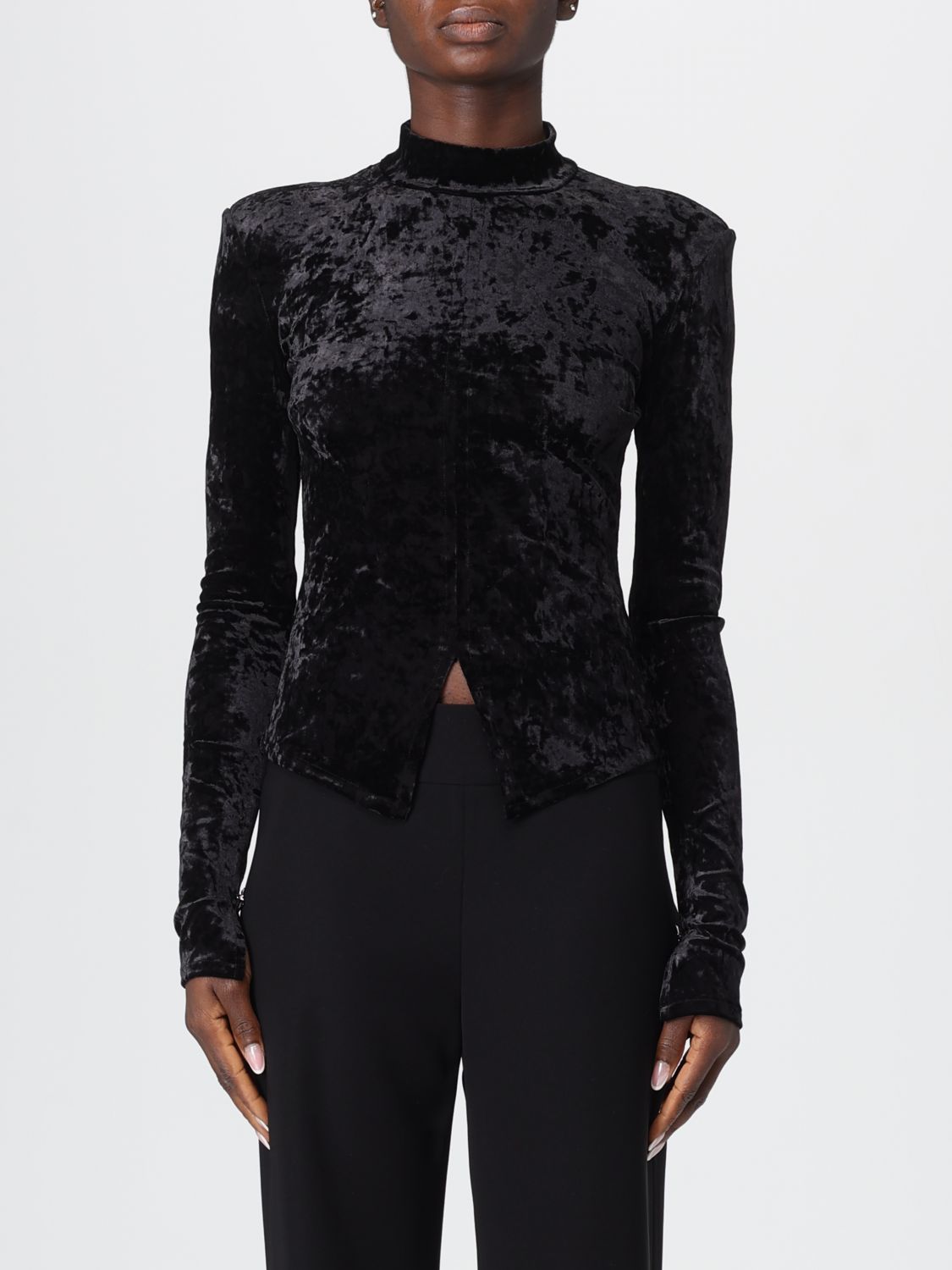 Patrizia Pepe Top  Woman Color Black In Black