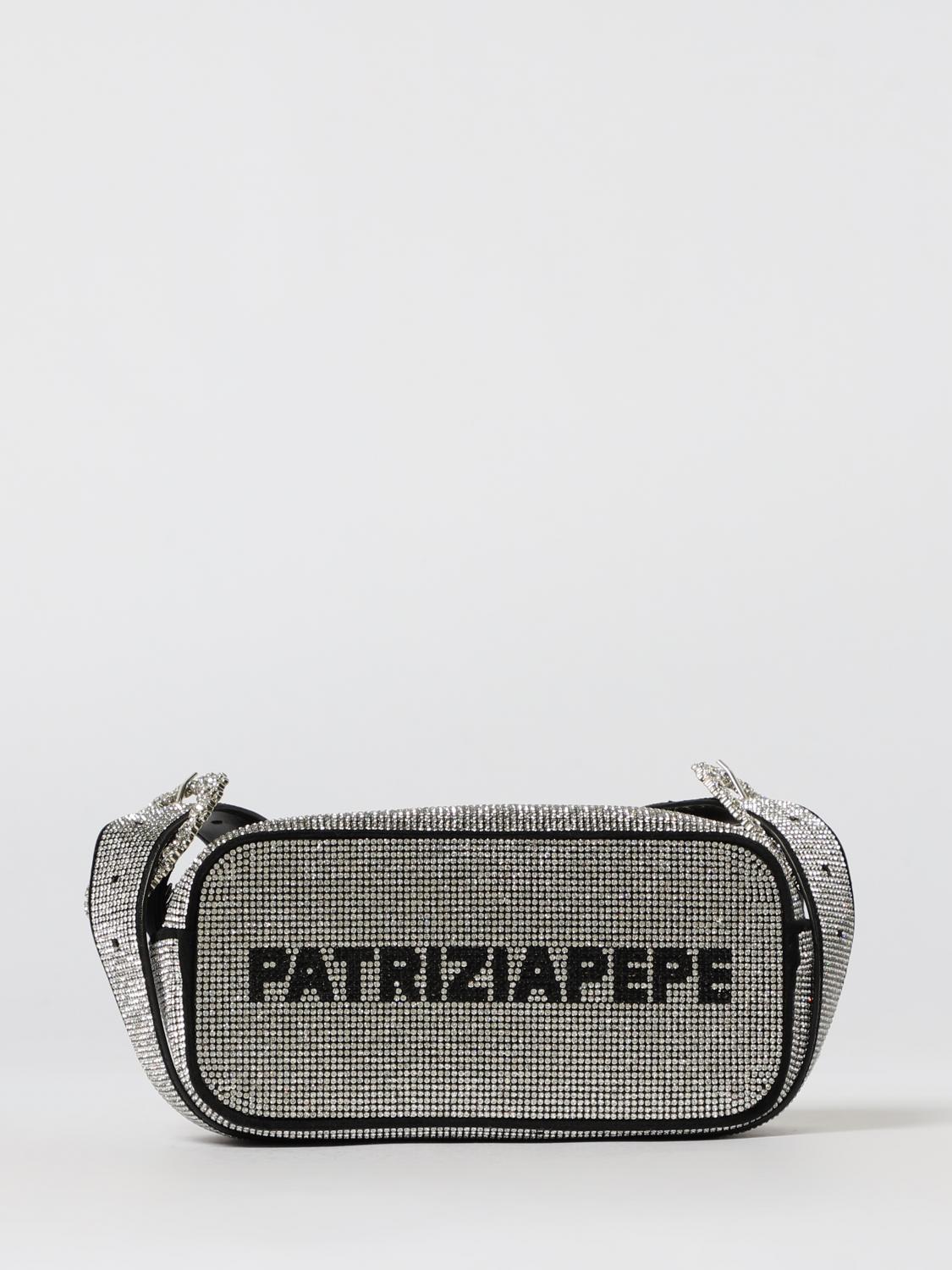 Patrizia Pepe Crossbody Bag  Woman Color Silver In Gray