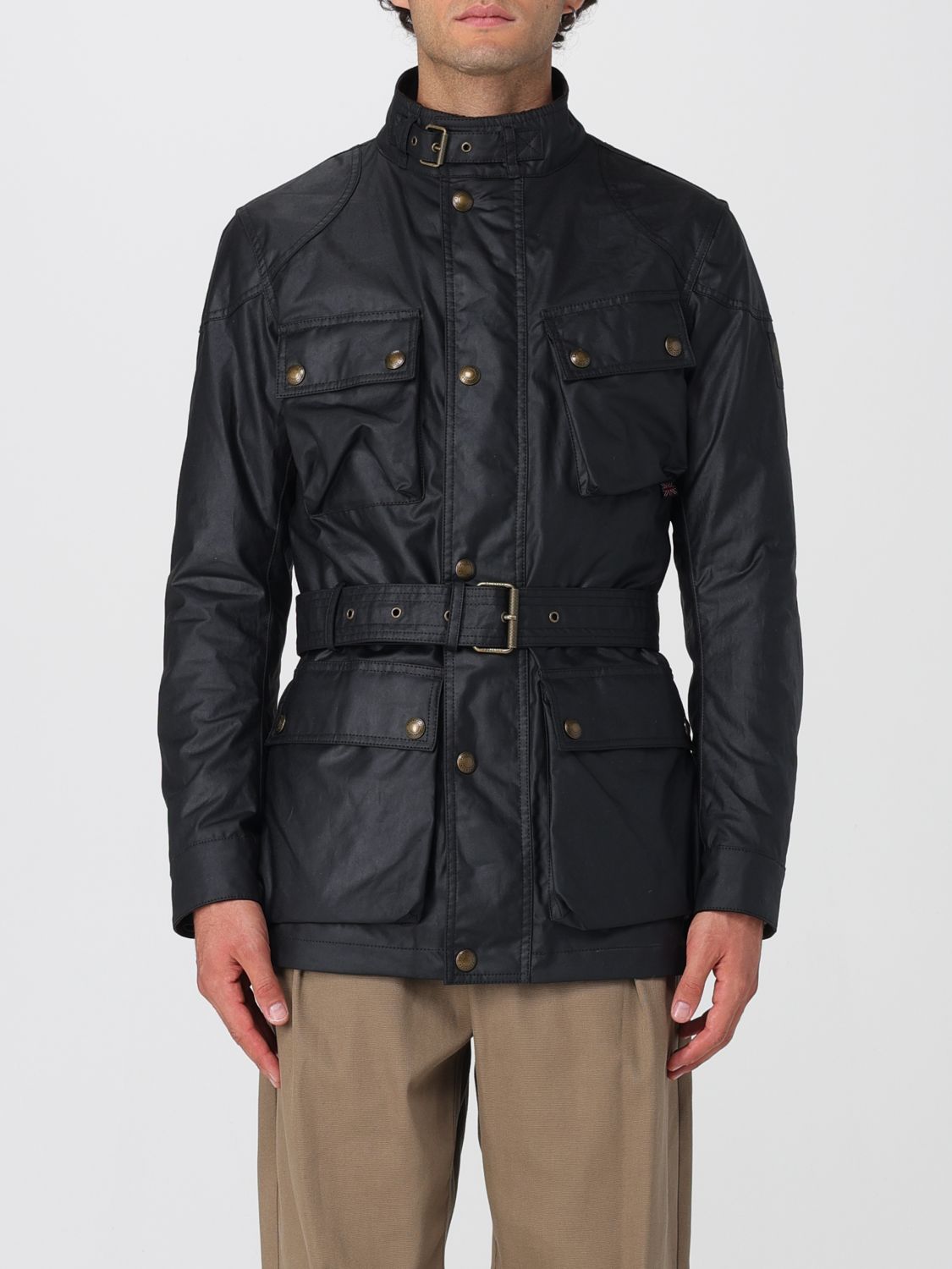 Belstaff Men Trailmaster Waterproof Jacket In Blue