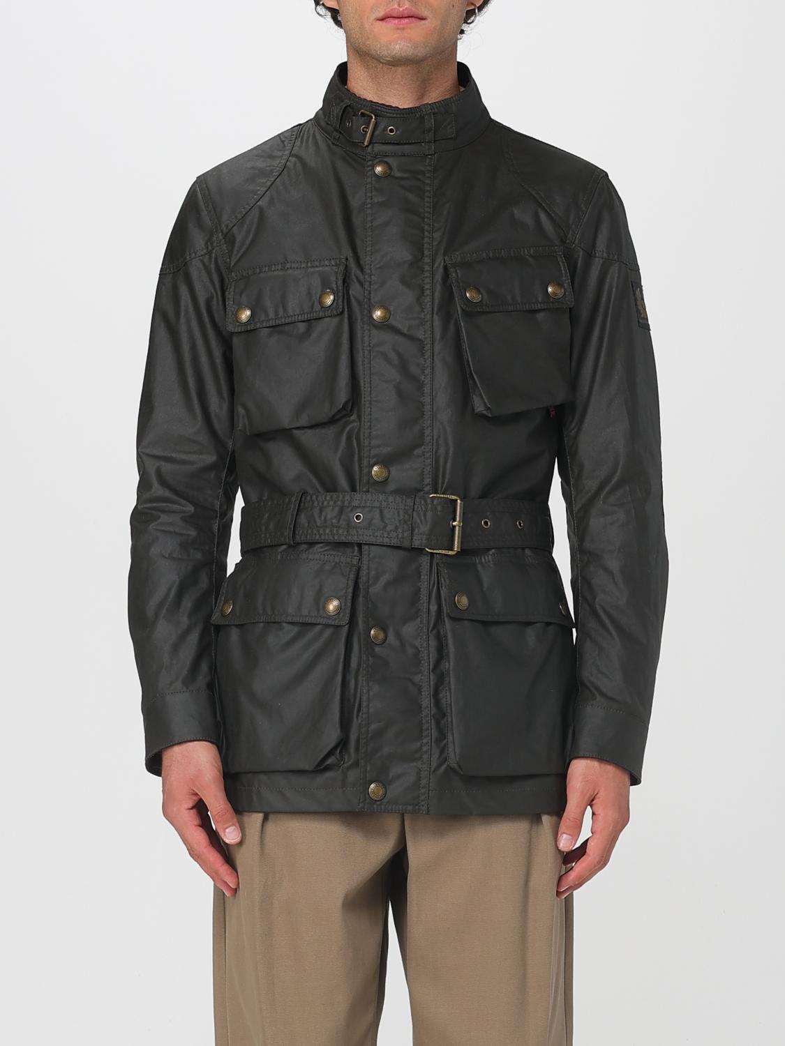 Belstaff Trialmaster Motorcycle Jacket In Green