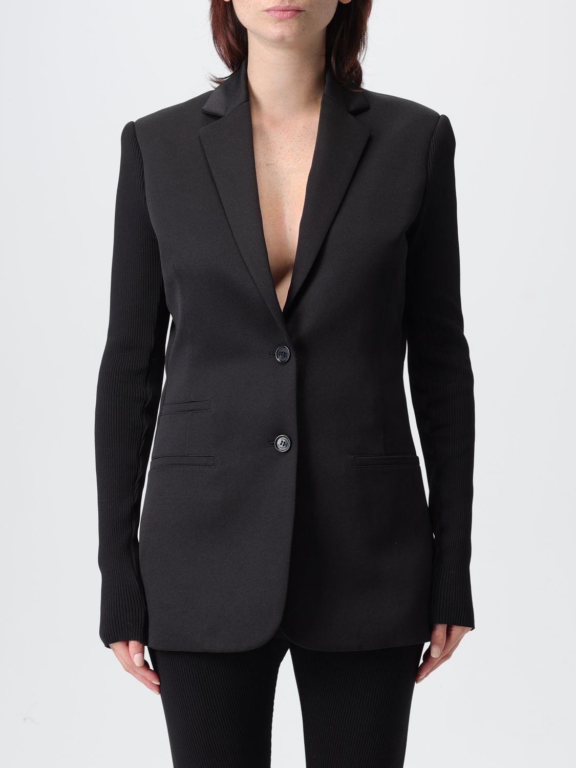 Coperni Blazer  Woman Color Black In Black