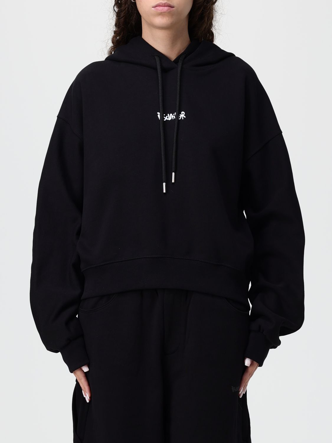 Disclaimer Sweatshirt  Woman Color Black In Black