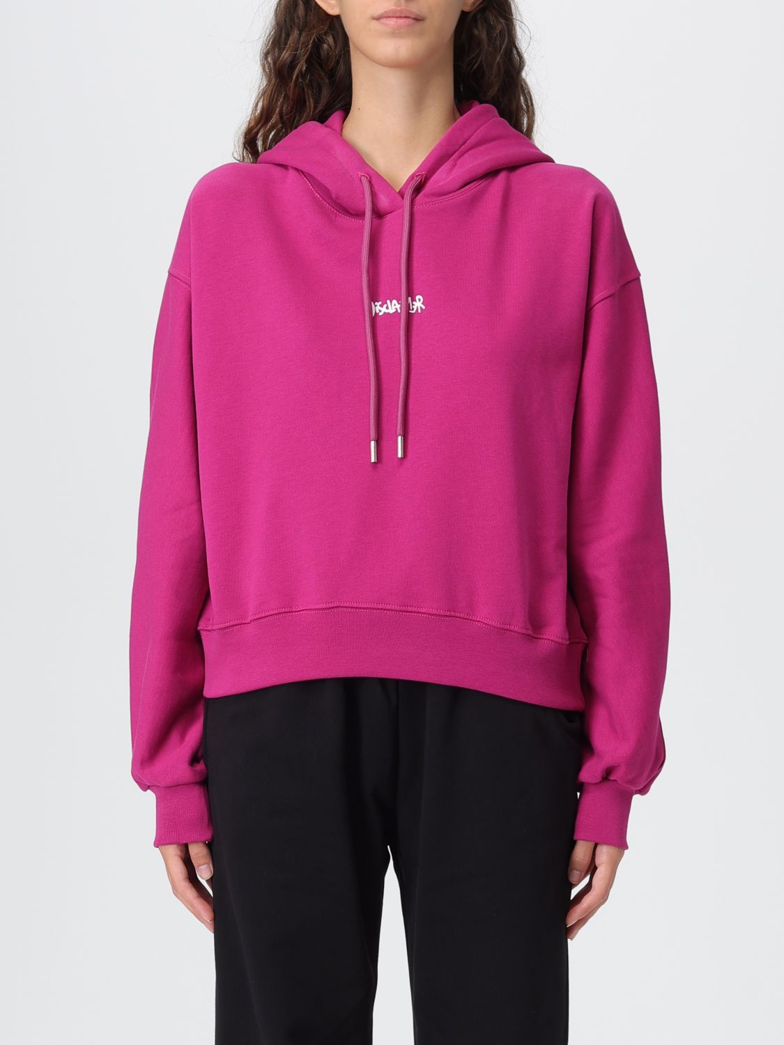 Disclaimer Sweatshirt  Woman Color Burgundy In Burgundy