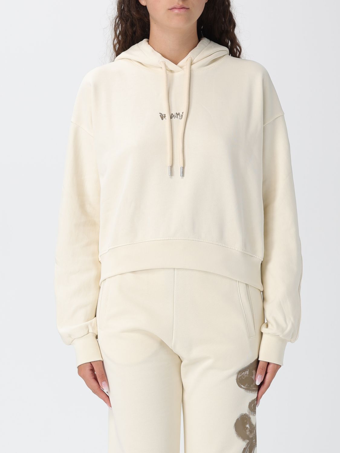 Disclaimer Sweatshirt  Woman Color Safari In Neutral