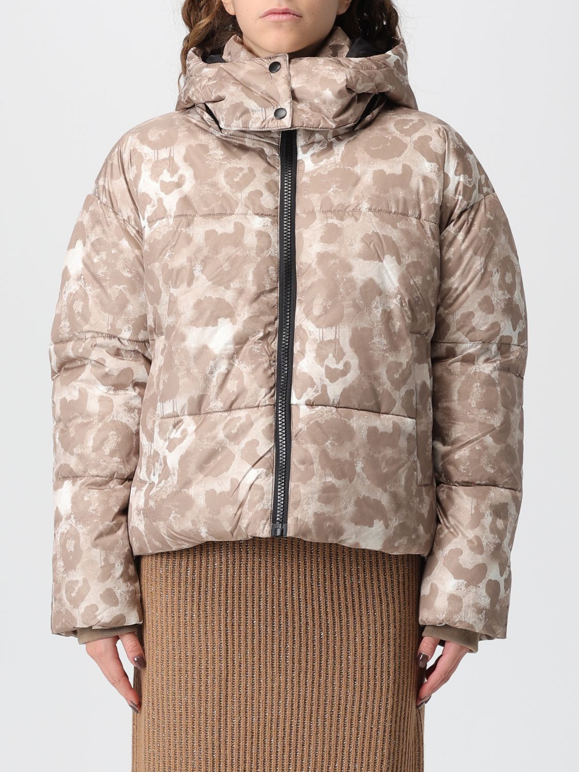 Disclaimer Jacket  Woman Color Multicolor In Brown