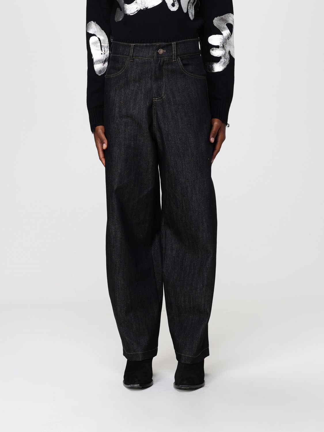 Disclaimer Jeans Woman Color Black