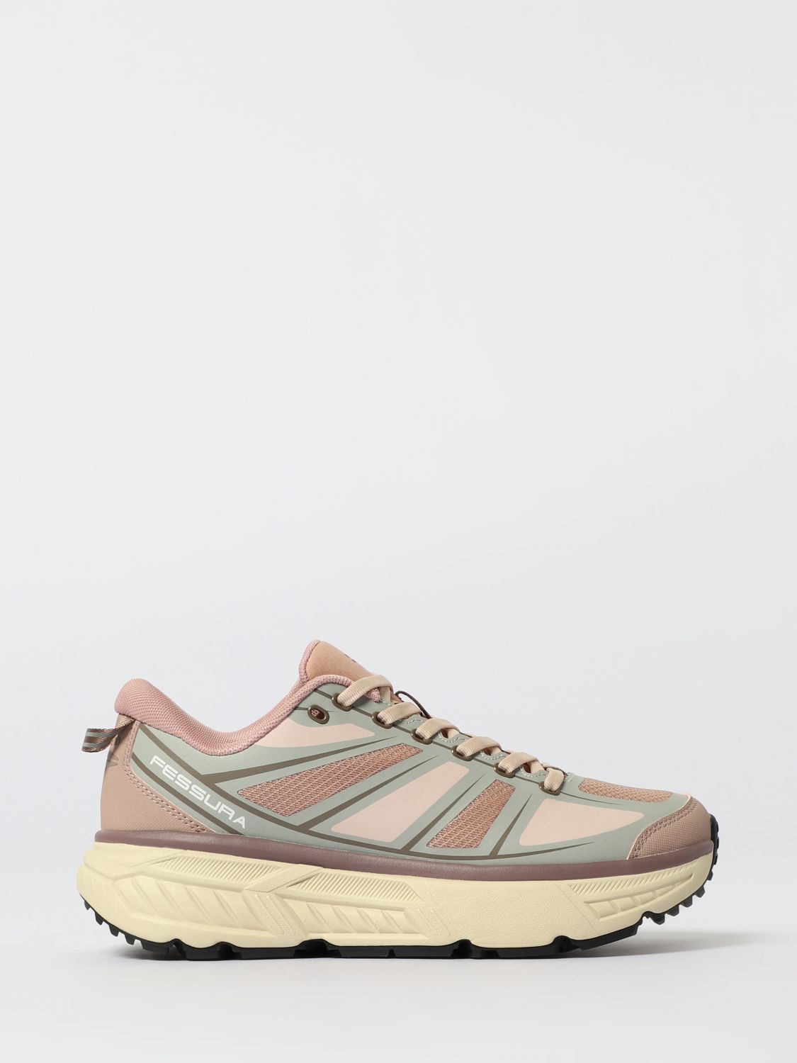 Fessura Sneakers  Woman Color Pink In Animal Print