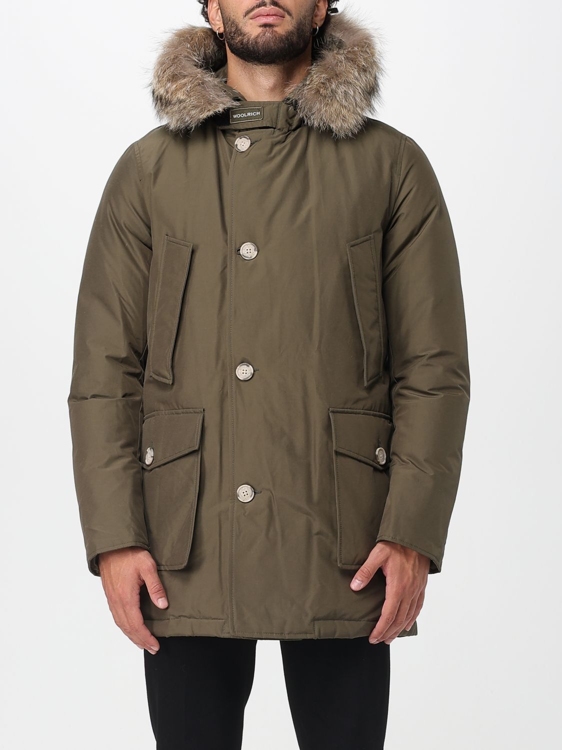 Woolrich Coat  Men Color Green