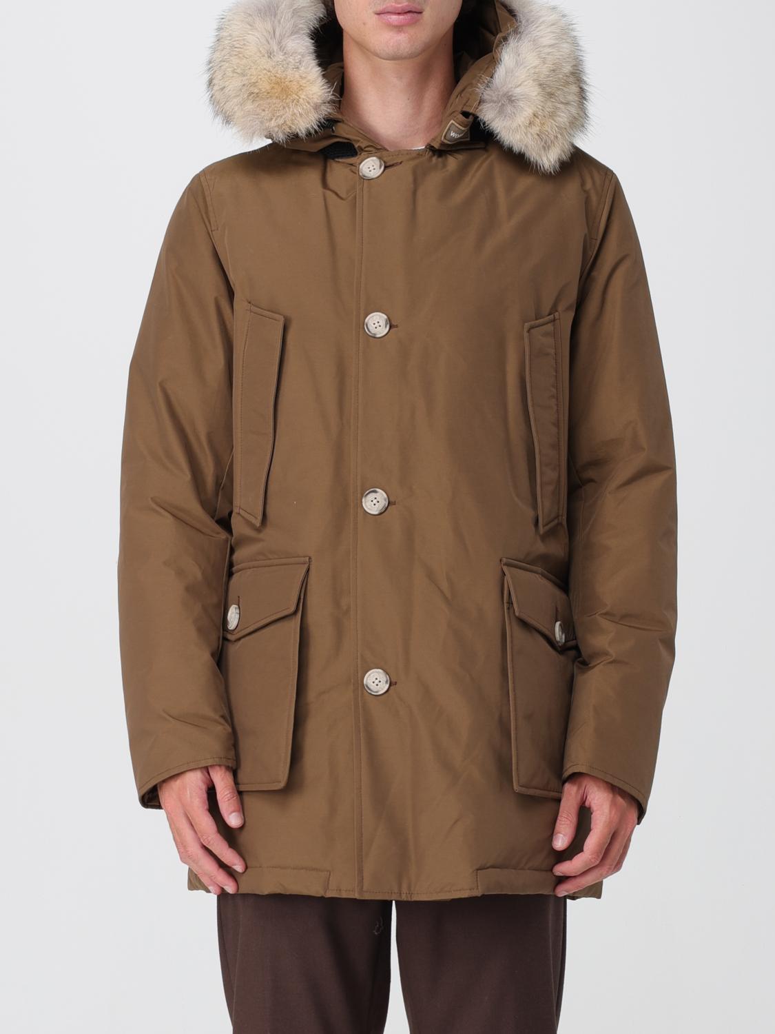 Woolrich Parka Arctic Con Pelliccia Removibile Marrone In Brown